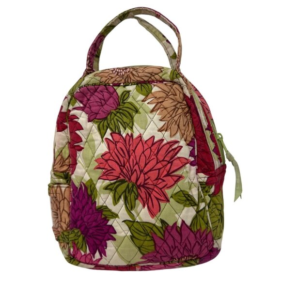 Vera Bradley Hello Dahlia Insulated Lunch Tote Bag - Picture 1 of 11